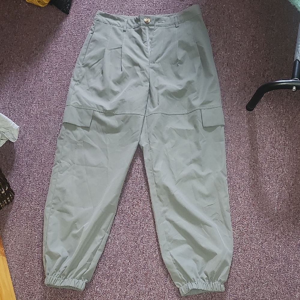 Gray Cargo Pants